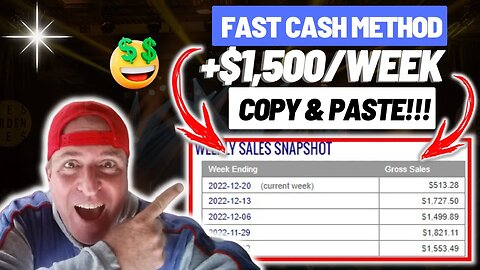 +$1,500/WEEK Fast Cash Method To Get Paid QUICKLY ONLINE! (Make Money Online 2022 FAST!) #shorts