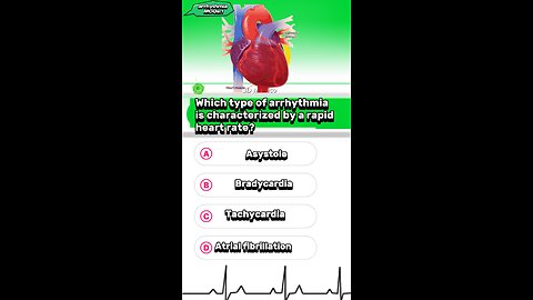 Cardiac arrthymia question answer mcqs #shormcqs #cardaic #disease #pharmacologyexam #3dmedico