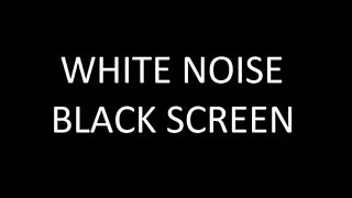 10 HOURS WHITE NOISE With Black Screen | Better Focus, Sleep and Helps You Study | 10 HRS