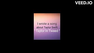 Taylor Swift ( I wrote a Song about her ) Lyric Video
