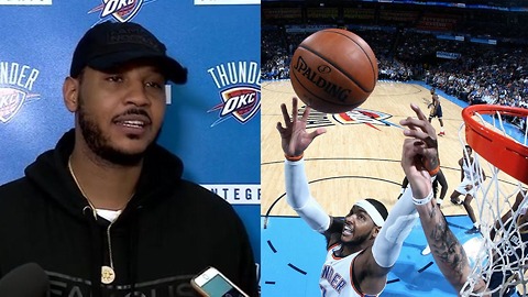 Carmelo Anthony Explains Why He Yells "Get the F*ck Outta Here!" on Rebounds