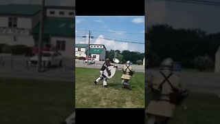 Poleaxe vs Shield #hema #historicaleuropeanmartialarts #sca #swordandshield