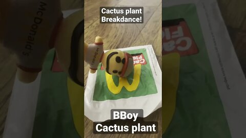 Meet BBOY Cactus Plant! Watch as CP learns to break! #cactusplantfleamarket #bboy #mcdonalds