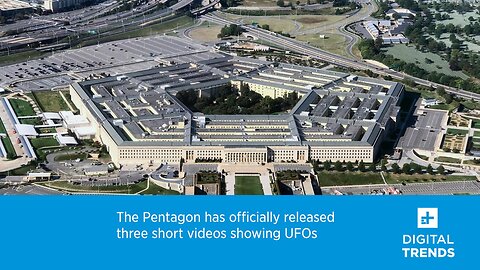 The Pentagon has officially released three short videos showing UFOs.