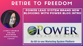 Power Lead System Brand New Blogging With Power Blog Intro
