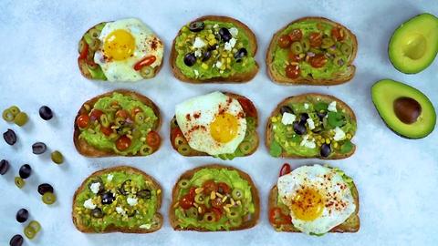 Avocado Toast with Ripe California Olives