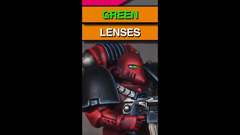 How to paint Word Bearers GREEN LENSES ⚡ QUICKIE ⚡
