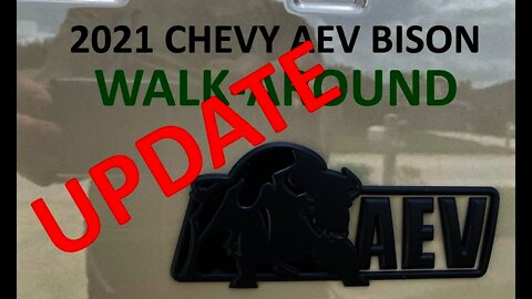 UPDATE: Walkaround 2021 Chevy Colorado AEV Bison AEV Uplift Modifications