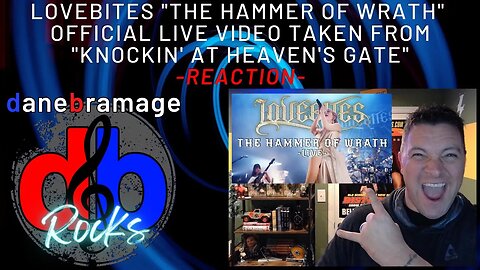 LOVEBITES "The Hammer Of Wrath" Official Live | Knockin' At Heaven's Gate | DaneBramage Rocks Reacts