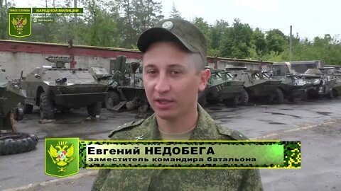 Captured Ukrainian BTR-80s, BRDM 2s, BMP-1s, Osas, T-64 tanks and British donated Saxon vehicles