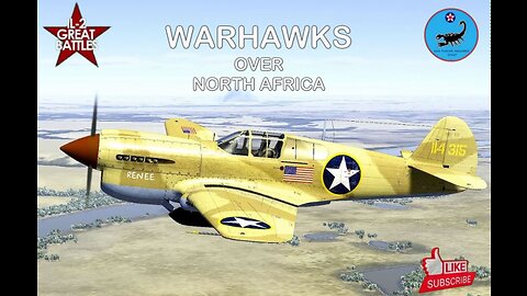 Let's Fly The P40 Over North Africa IL-2 Great Battles 1440p