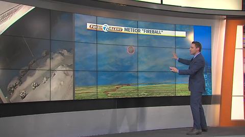 Meteorologist Kevin Jeanes discusses meteor that lit up the sky
