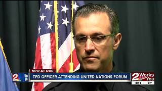 Tulsa Police Officer selected for international forum at U.N.