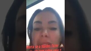 Anita tirando da reta