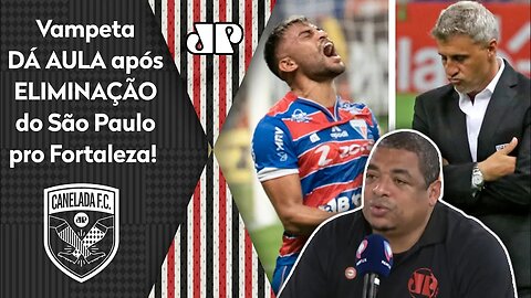 "EU JÁ JOGUEI e te digo que o São Paulo..." Vampeta DÁ AULA após ELIMINAÇÃO pro Fortaleza!