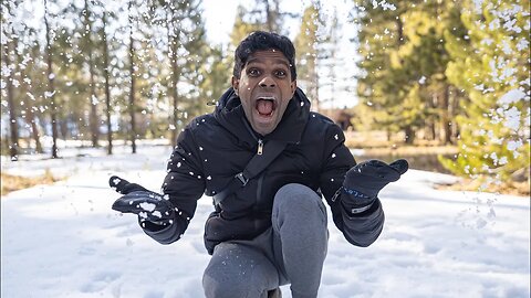 First time seeing snow! | South Lake Tahoe, California