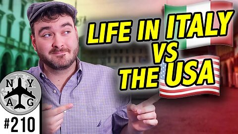 Living in Italy VS Living in The USA - A Few Differences I've Noticed