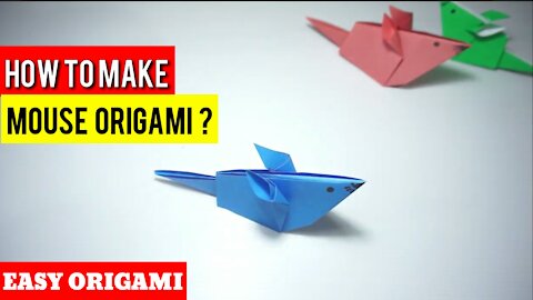 EASY ORIGAMI ANIMALS - ORIGAMI MOUSE