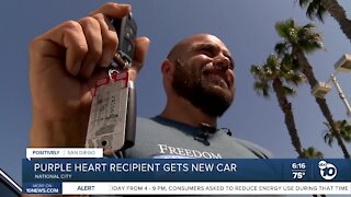 San Diego Purple Heart recipient receives new car
