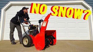 WHAT TO DO WITH YOUR SNOWBLOWER WHEN ITS NOT SNOWING OUT (Midwinter Checkup)