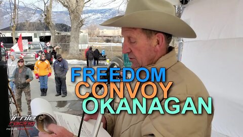 Freedom Convoy Okanagan Pt.3 Osoyoos USA Border Feb.26, 2022 #irnieracingNews