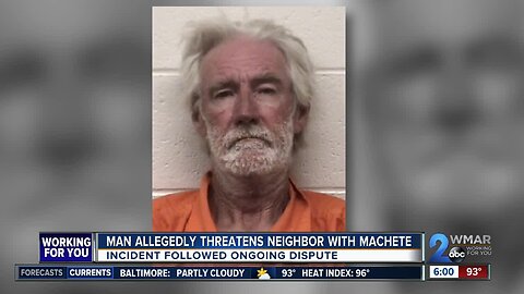 Elkton man threatens neighbor with machete