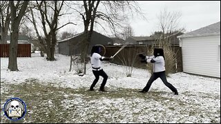 Longsword vs Sword and Shield - Mixed Weapon HEMA Sparring