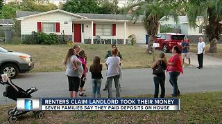 Renters claim landlord took their money