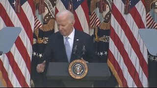 Biden Awkwardly Shakes Hands ...With No One