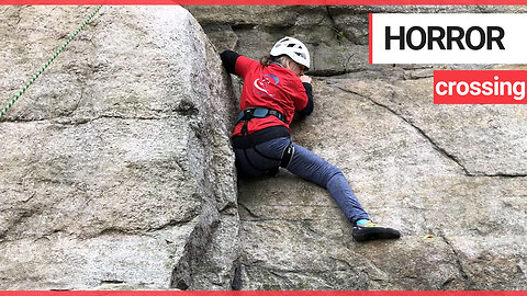 Nurse who lost leg after traumatic accident takes up rock climbing