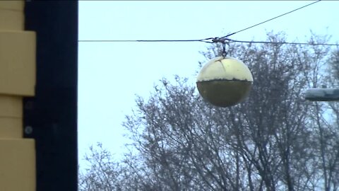 Brass Ball that hangs over Paddock Lake intersection to come down