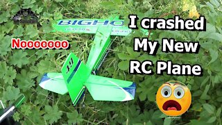 I Crashed my New OMP Hobby Bighorn 49 Inch Balsa RC Airplane
