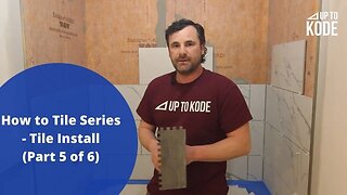 How To Install Tile - Tiles Series 5/6