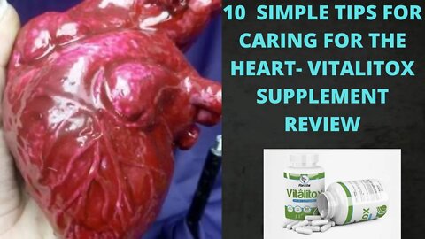 Care of the heart: 10 Simple Tips for Caring for Your Heart-Vitalitox Review
