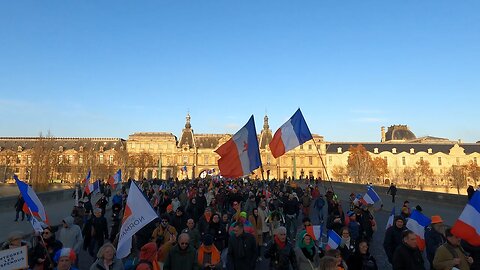 Manifestation place des Victoires à Paris le 17/12/2022 - Cortège national de la résistance - 6