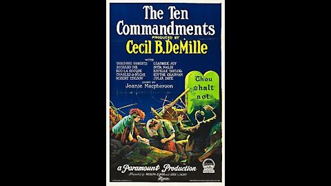 The Ten Commandments (1923) || Directed by Cecil B. DeMille - Full Movie