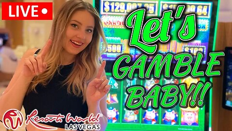 🔴 LIVE SLOT PLAY at Resorts WORLD LV w/ the Vegas Sister! LET'S GAMBLE BABY!