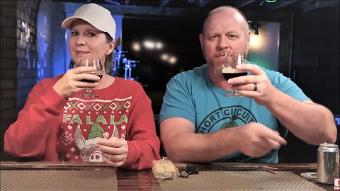 Merry Christmas 2022 Feat. Beer and BBQ by Larry Bourbon Stout and Tabasco