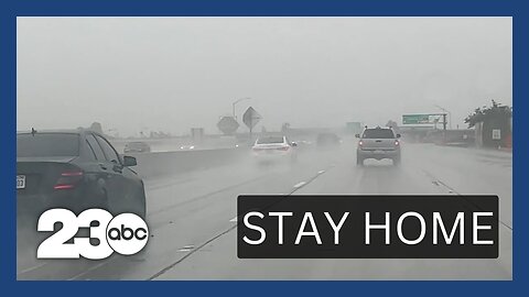 CHP officials advising the public to stay off the roads