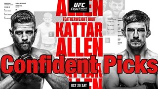 UFC Fight Night Kattar Vs Allen Most Confident Picks