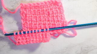 How to Crochet the Tunisian Extended Stitch