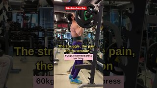 70KG PUSH PRESS #shorts #youtubeshorts #shortsvideo #shortsfeed #trendingshorts #viralshorts #short