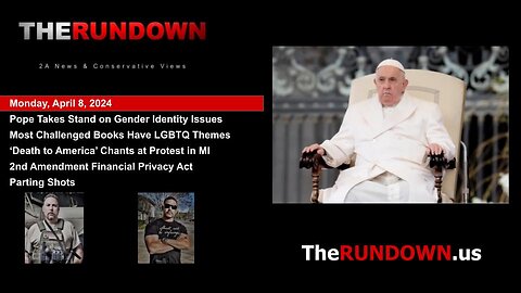 #694 - The Vatican issues report Vatican denouncing gender-affirming surgery & gender theory