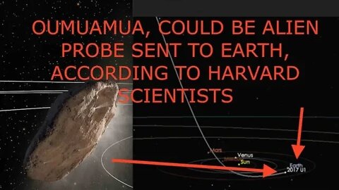 Harvard Scientists Say Interstellar Asteroid, Oumuamua Could Be Alien Probe, Latest