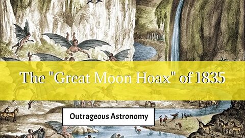 Outrageous Astronomy | Who Was Behind The Great Moon Hoax of 1835 | Belief, Legend, and Moon Hoax