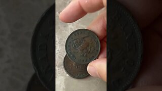 Crazy Old Canadian Colonial Coin, Bank Token #coincollecting #numismatics #coin