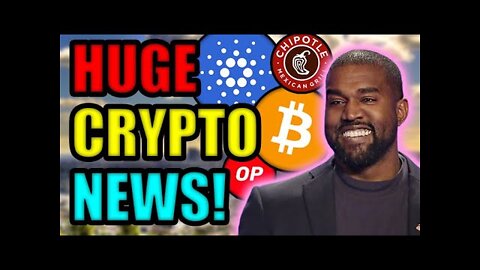 Should You Buy More Cardano? Chipotle Now Accepts Bitcoin! ETH OP Airdrop (How To Claim) Kanye NFTs!