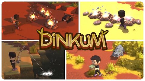 【Game Night】 Dinkum ｜ Part 5 - Croc Fighting Champion Discovers Fire