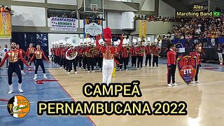 BANDA MARCIAL DE CRIATIVIDADE MUSICAL 2022 NA GRANDE FINAL DA COPA PERNAMBUCANA DE BANDAS 2022