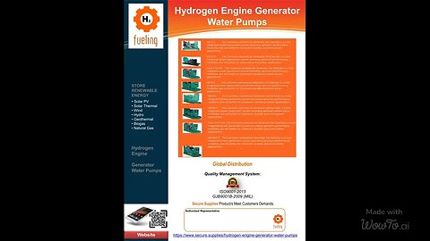 Hydrogen Fueled Advanced Pumping Solutions
